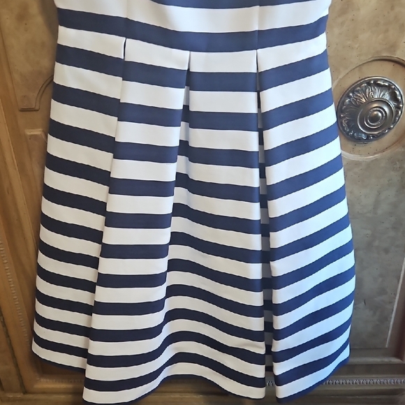 Kate Spade Never Worn New With Tags Size 0 Navy and White Striped Mini Dress - Picture 10 of 16